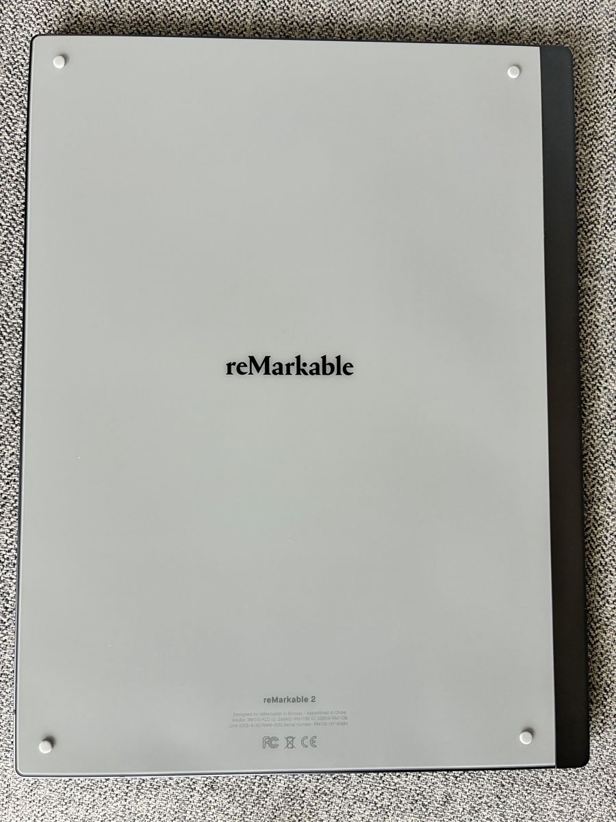 reMarkable Tablet PC: ReMarkable 2 + Marker Plus Pen + Case (excellent condition) – Gebraucht aus Mont-sur-Rolle von MsRVD 1