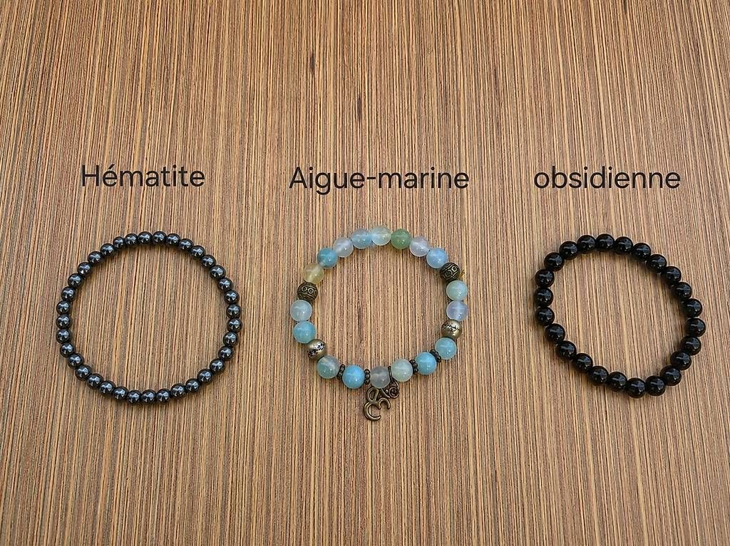Bracciali & Braccialetti: Divers bracelets en pierre véritables – Usato da Essert-Pittet venduto da lyli01 1