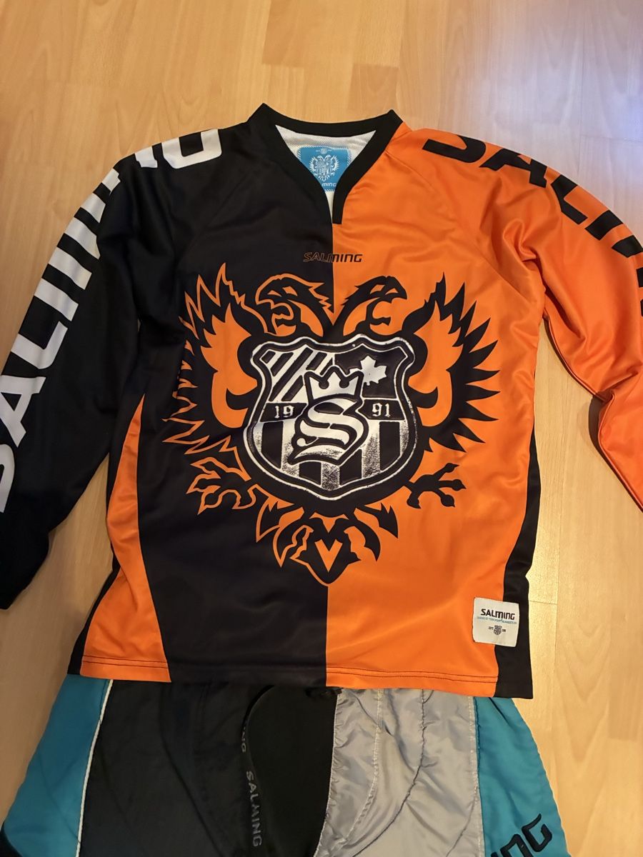 Canottiere & Pantaloni: Unihockey Goalidress Salming – Usato da Aarau Rohr venduto da Sheeno 1