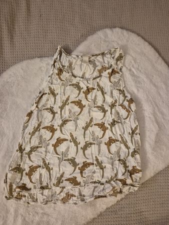 HM Top mit Krokodilen Muster Grösse 36 Sommer Must Have