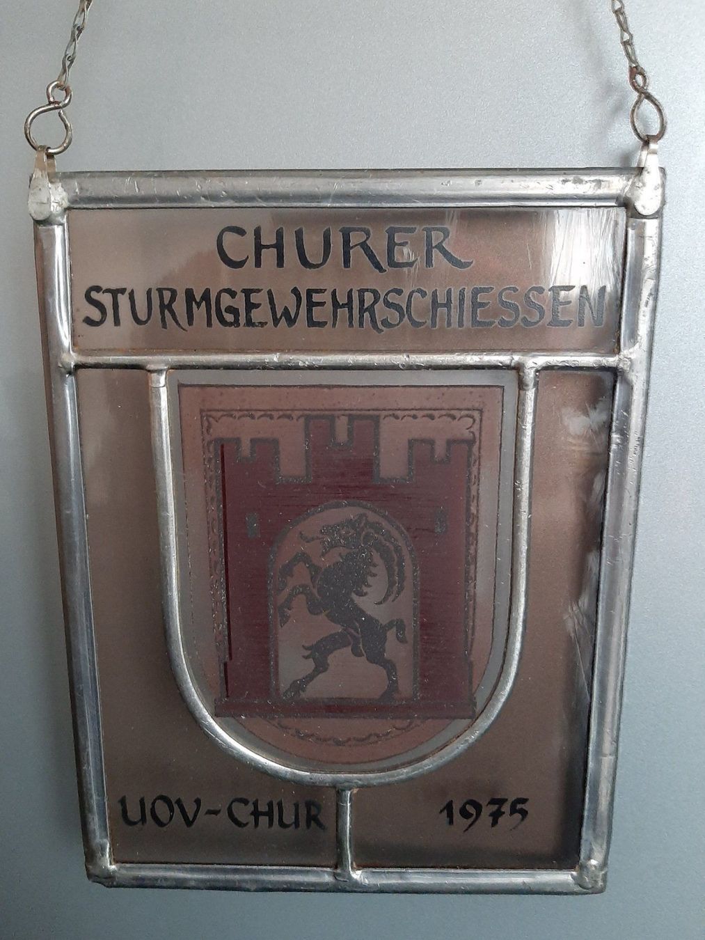 Sonstige Antiquitäten & Kunst: FensterBild Bleiverglasung Buntglas – Gebraucht aus Buchs AG von Cuescu 1