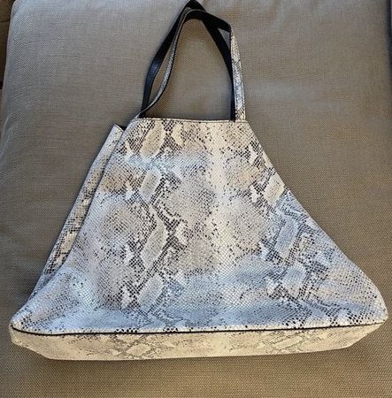 Mint Velvet Handtasche in Schlangenoptik Leder, neuwertig!