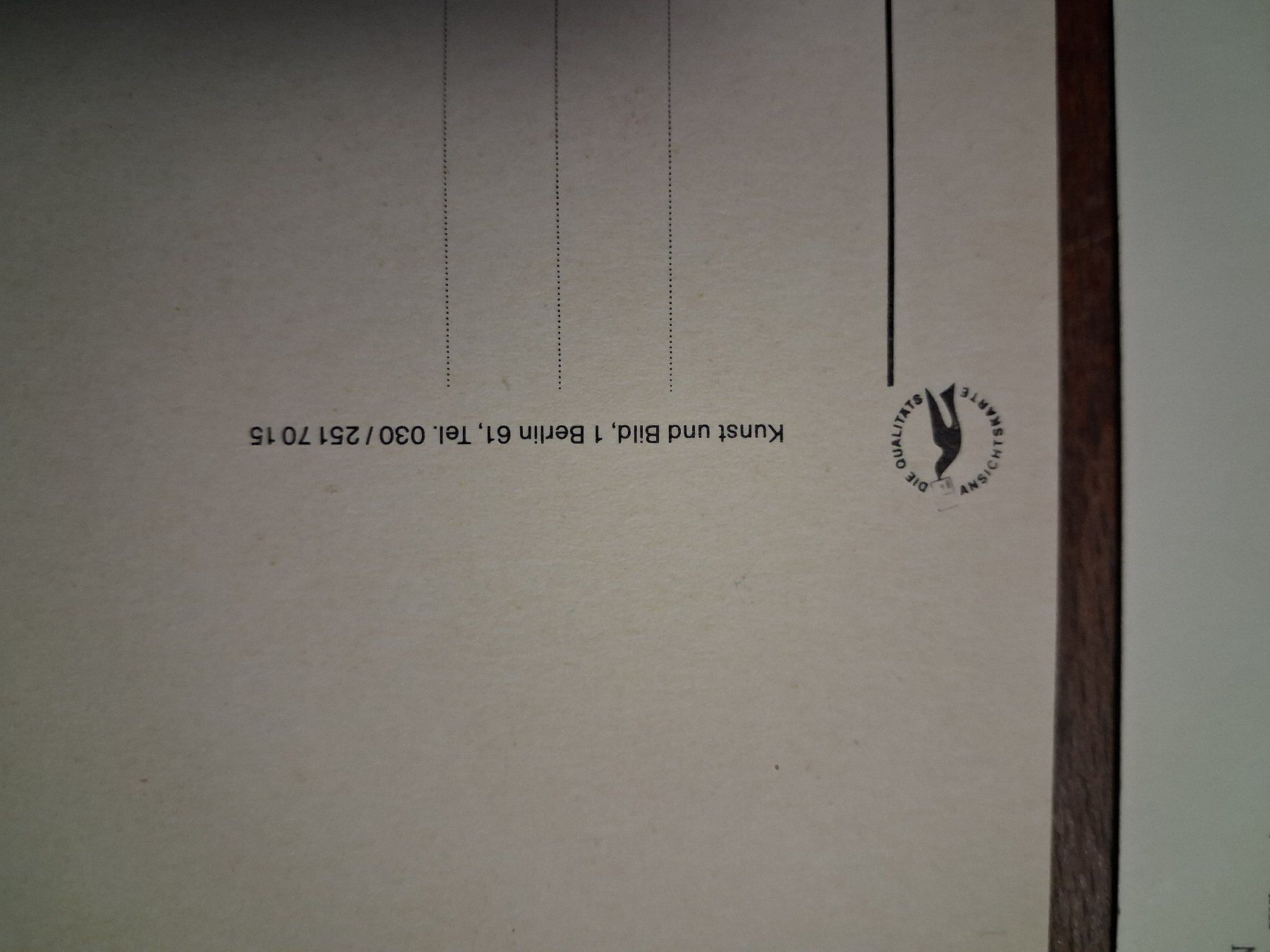 Cartoline postali: 13 Postkarten "Kunst & Bild" von Berlin – Usato da Zürich venduto da rald 5