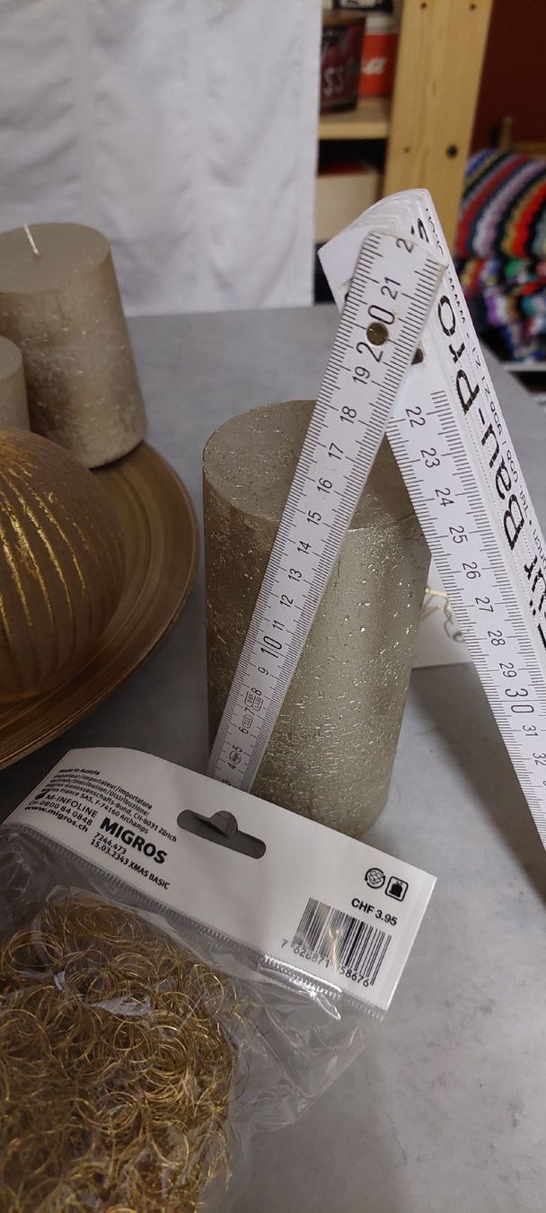 Tutte le decorazioni: Weihnachts Deko in Gold – Nuovo (secondo la descrizione) da Muri AG venduto da nindo1 3