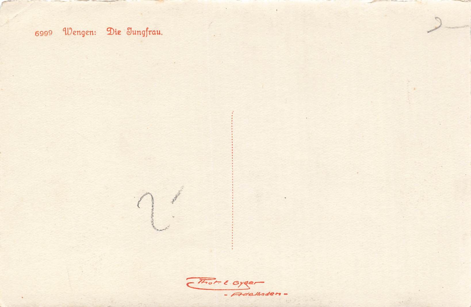 Cartoline postali: Wengen die Jungfrau – Usato da Biasca venduto da Blenio71 1