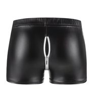 Boxer Uomo Faux Leather con Zip Nera👌tgL/XL-nuovi