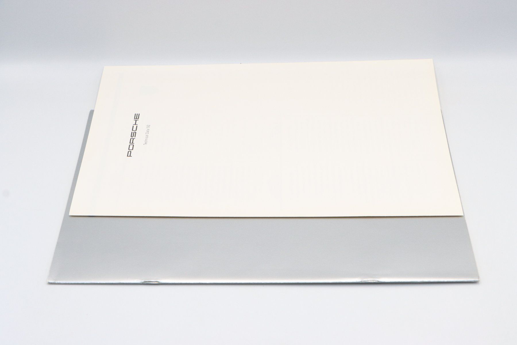 Porsche Dokumente: Porsche Modellprogramm 1992 Prospekt + Datenblatt – Gebraucht aus Bühl b.Aarberg von Collectorpassions 9