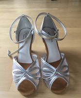 Anna Kern Sandalette silber neuwertig, Grösse 5,5 