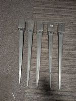 5x Einschlaghülsen 91 x 91 mm
