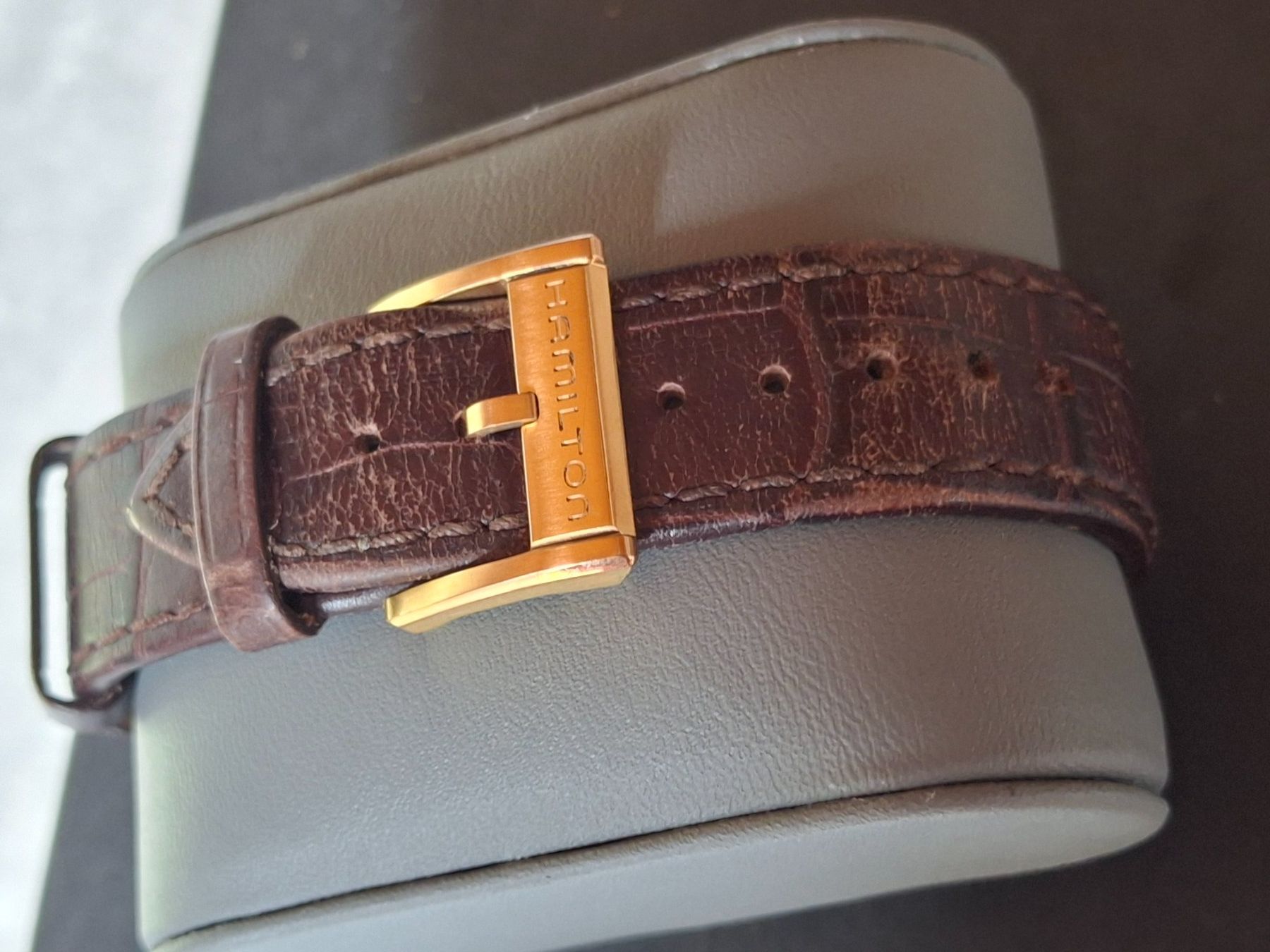 Hamilton Orologi: Montre automatique plaqué or marque Hamilton – Usato da Villiers venduto da san_jn5w 6