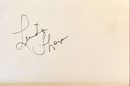 Linda Thompson 1950- Autogramm signiert Karte 10x15cm