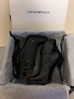 Stiefeletten EMPORIO ARMANI Lack schwarz Grösse 37 neu