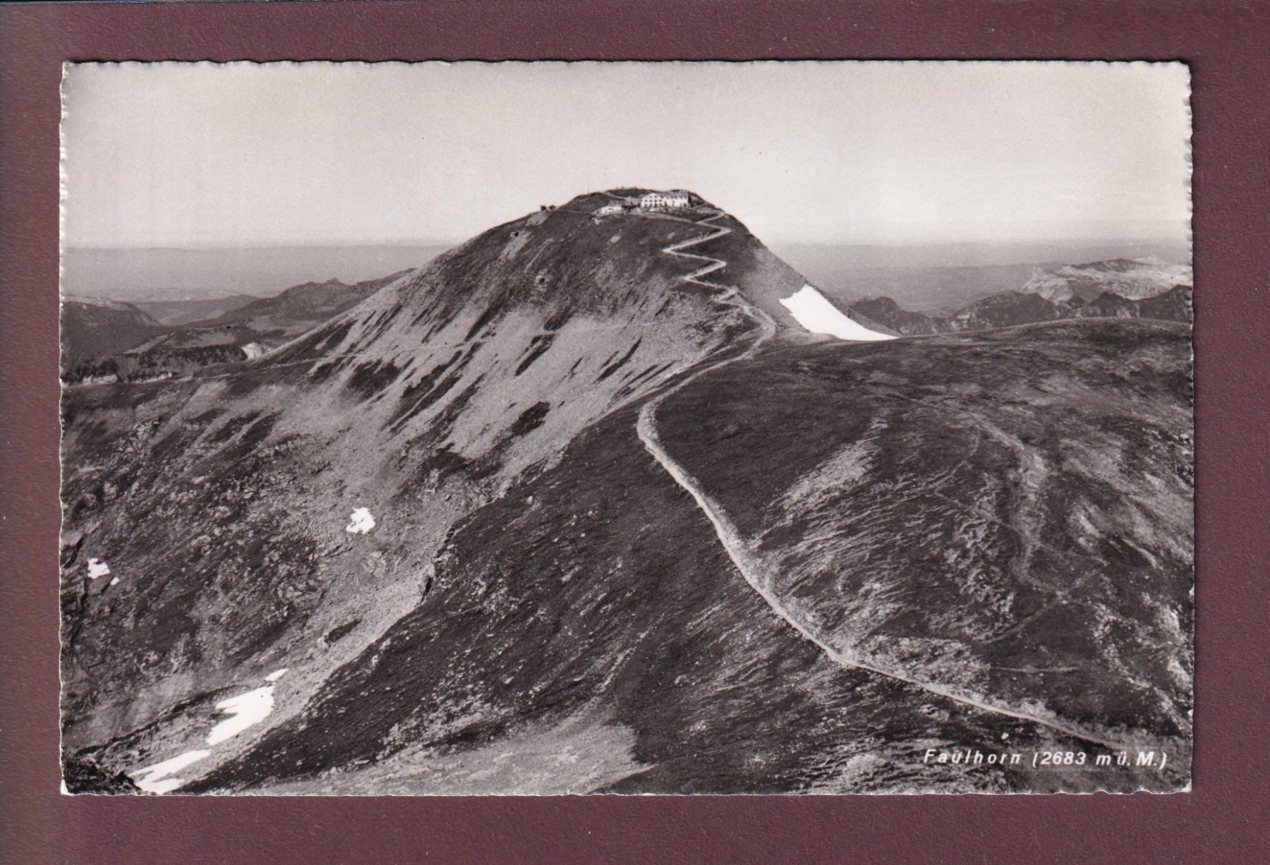 Cartoline postali: FAULHORN - Hotel – Usato da Pully venduto da nicecards