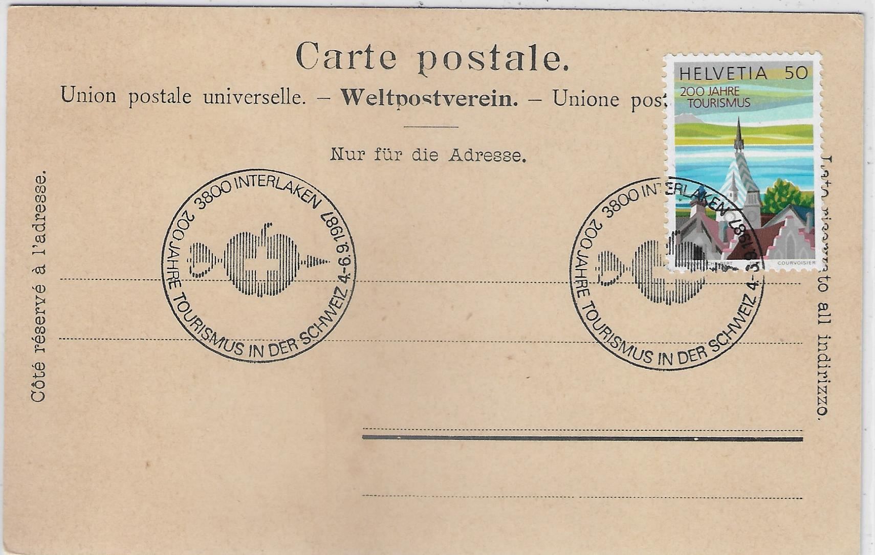 Cartoline postali: Clarens - Le Debarcadere - Litho – Usato da Ettingen venduto da Kartenplanet 1