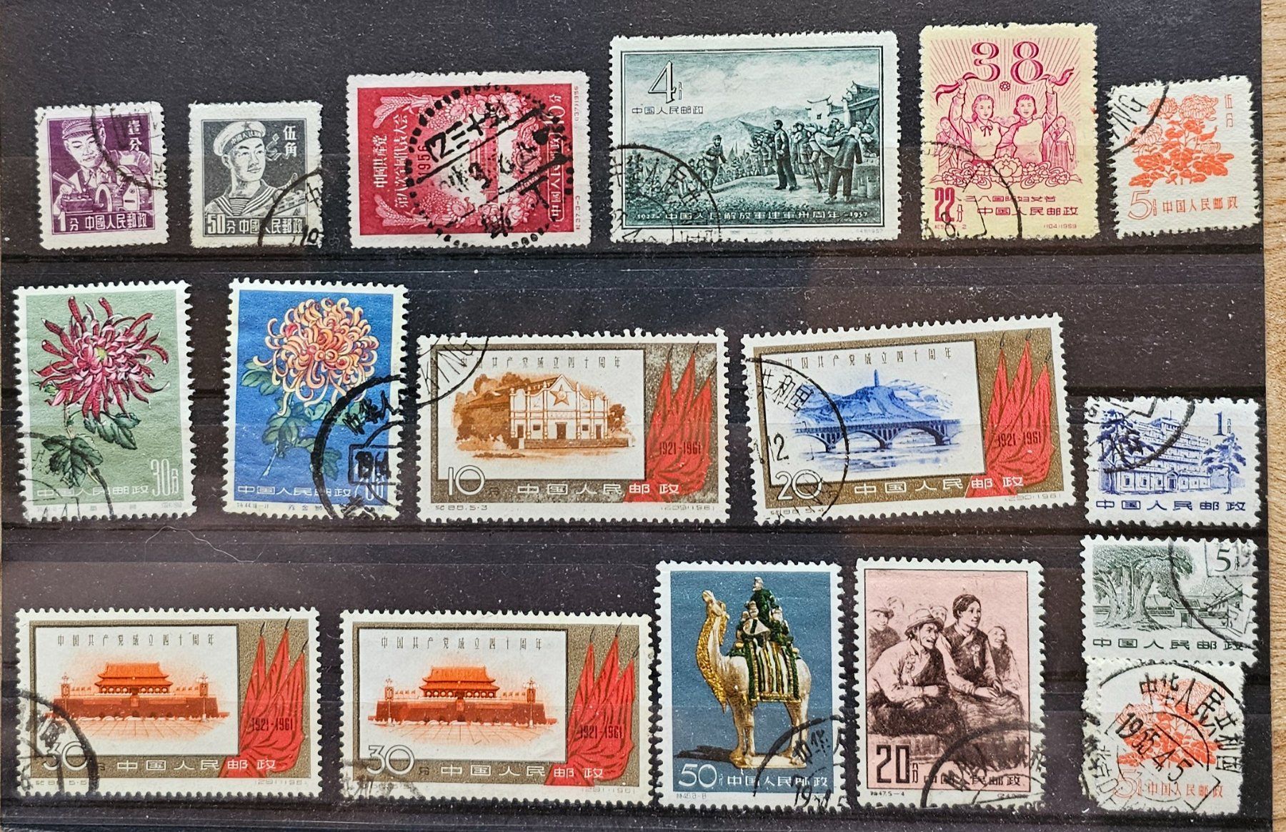 Alle Briefmarken: CHINA - alte Briefmarken – Gebraucht aus Les Valettes von Nuba1