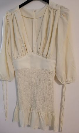 Minikleid, kleid, neu, farbe offwhite/ivory, gr S