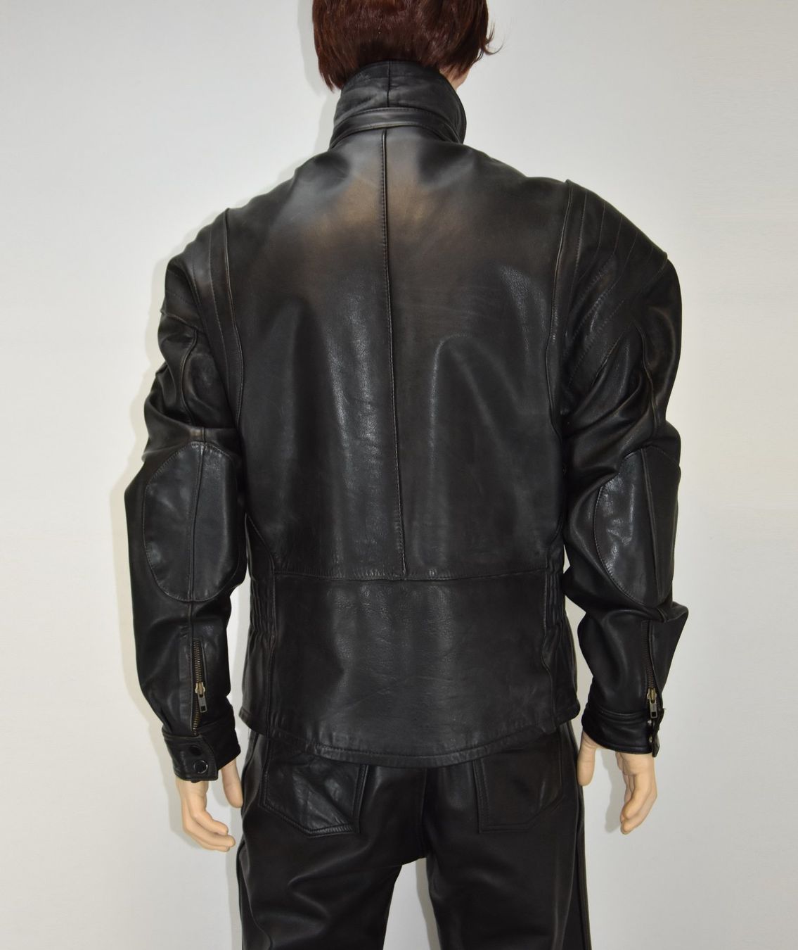 Giacche: Herren Motorrad Lederjacke Robust Freizeit Schwarz Gr.L – Usato da Wohlenschwil venduto da ABC-Vintage 2