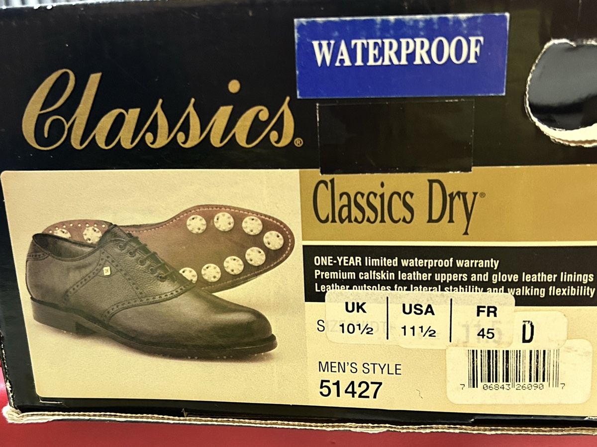 Chaussures hommes: Foot Joy Classic’s Dry Waterproof size 45 – Neuf avec emballage d'origine à Muzzano par PQ67