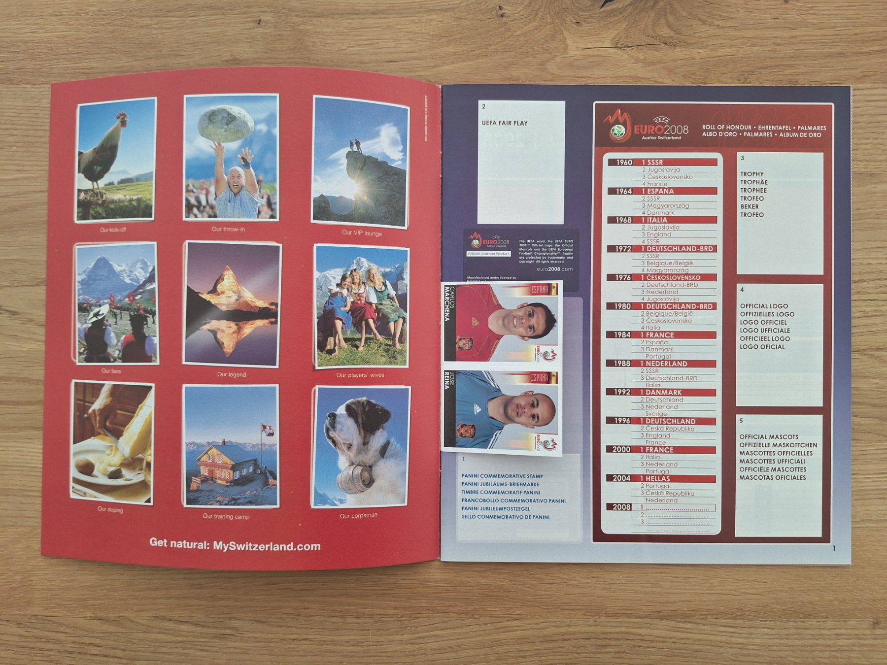 Panini Album: PANINI EURO 2008 – Usato da St. Gallen venduto da Matrix023 1