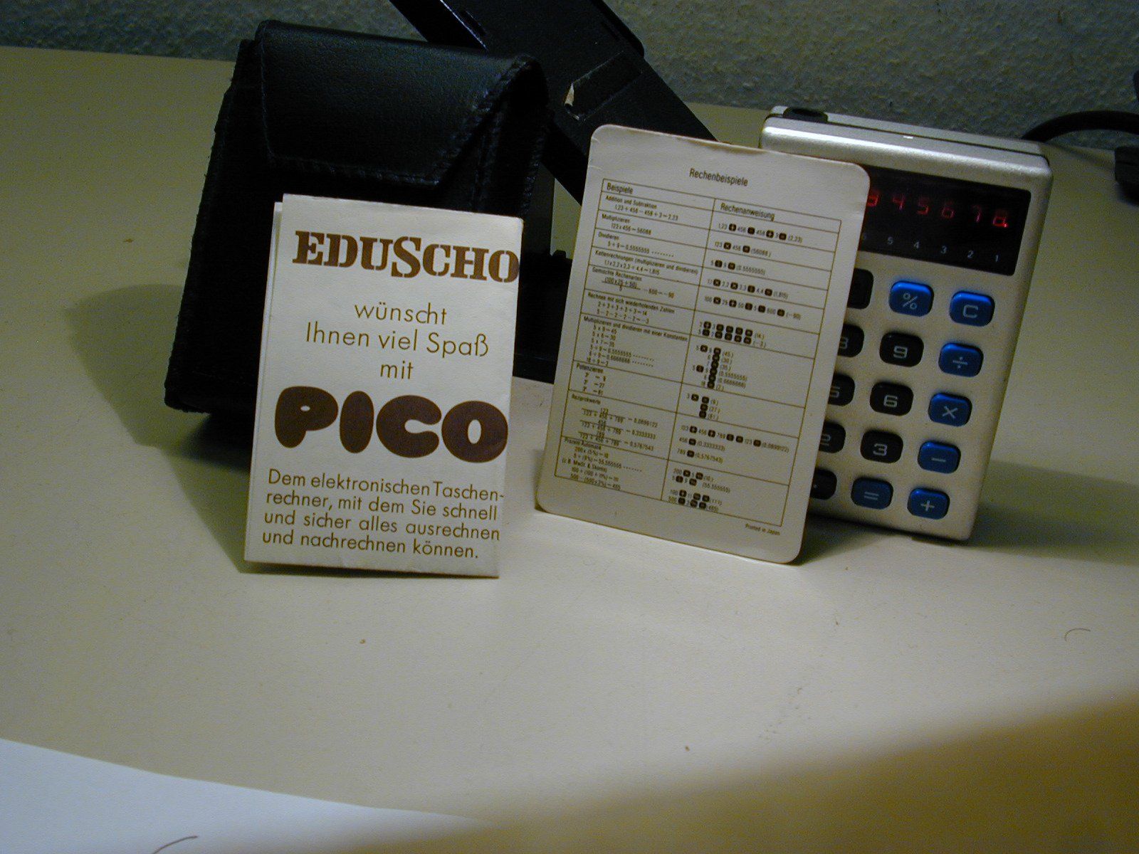 Calcolatrici tascabili: PICO LED TASCHENRECHNER P/A-80N – Usato da Oberursel venduto da swinger-ecki 3