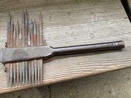 Steinhauerwerkteug, stockhammer, „Wolf“