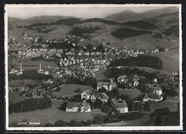 Herisau, Ortsansicht aus der Vogelschau