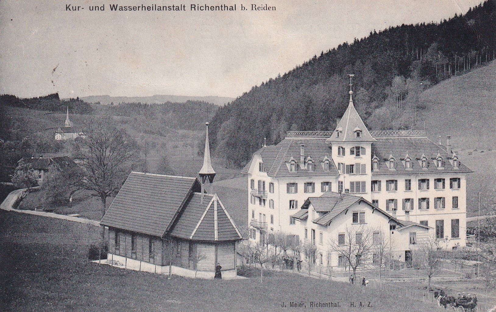 Cartoline postali: Richenthal   LU  bei Reiden     um 1934 – Usato da Brig venduto da Valcards54