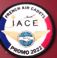 Sammlerstück: Französische Luftkadetten IACE 2022 Badge