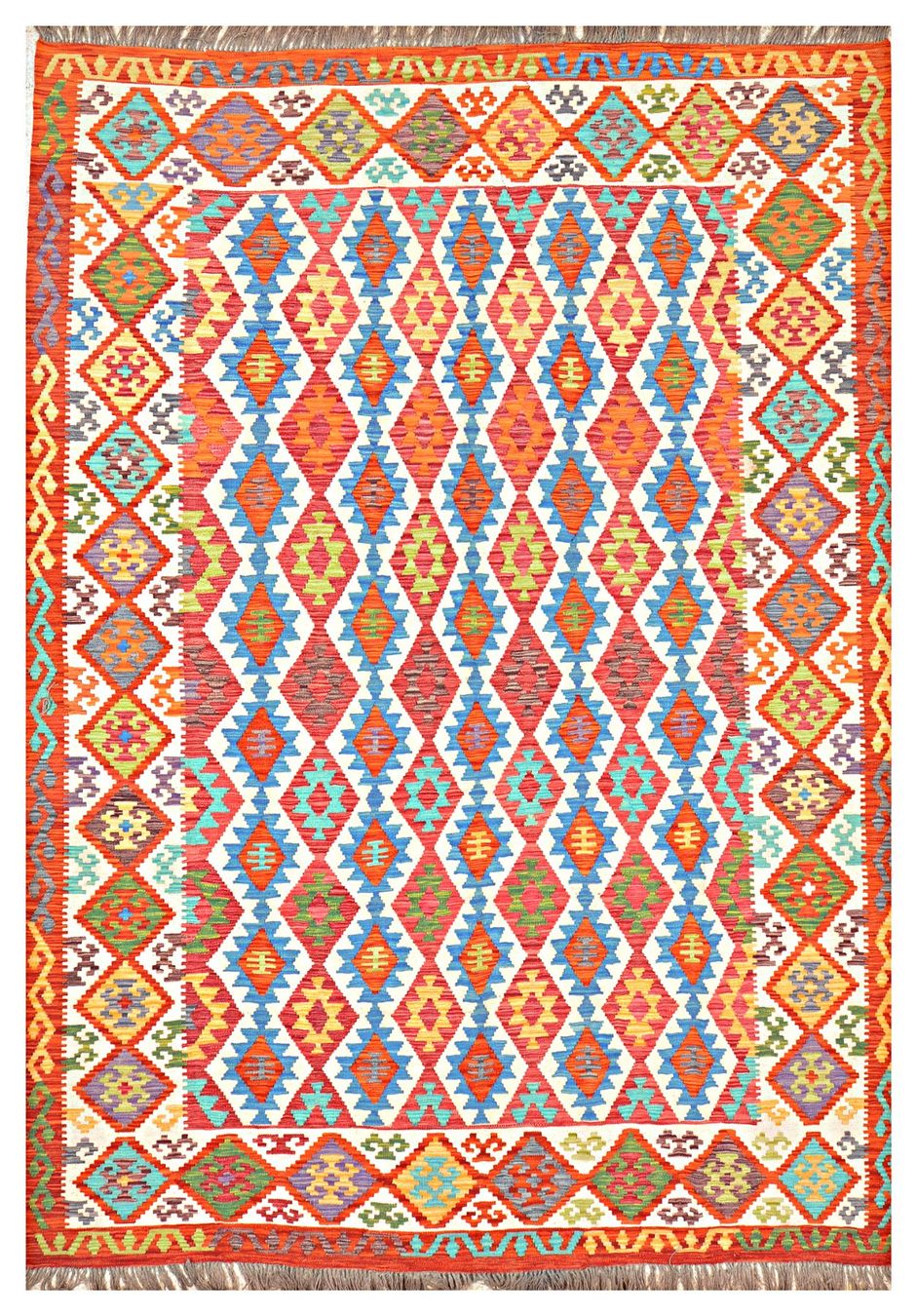 Kelim Tappeti: Oriente Kelim Teppich 345x250 cm – Nuovo e nell'imballaggio originale da Lahore venduto da Fairways79 4