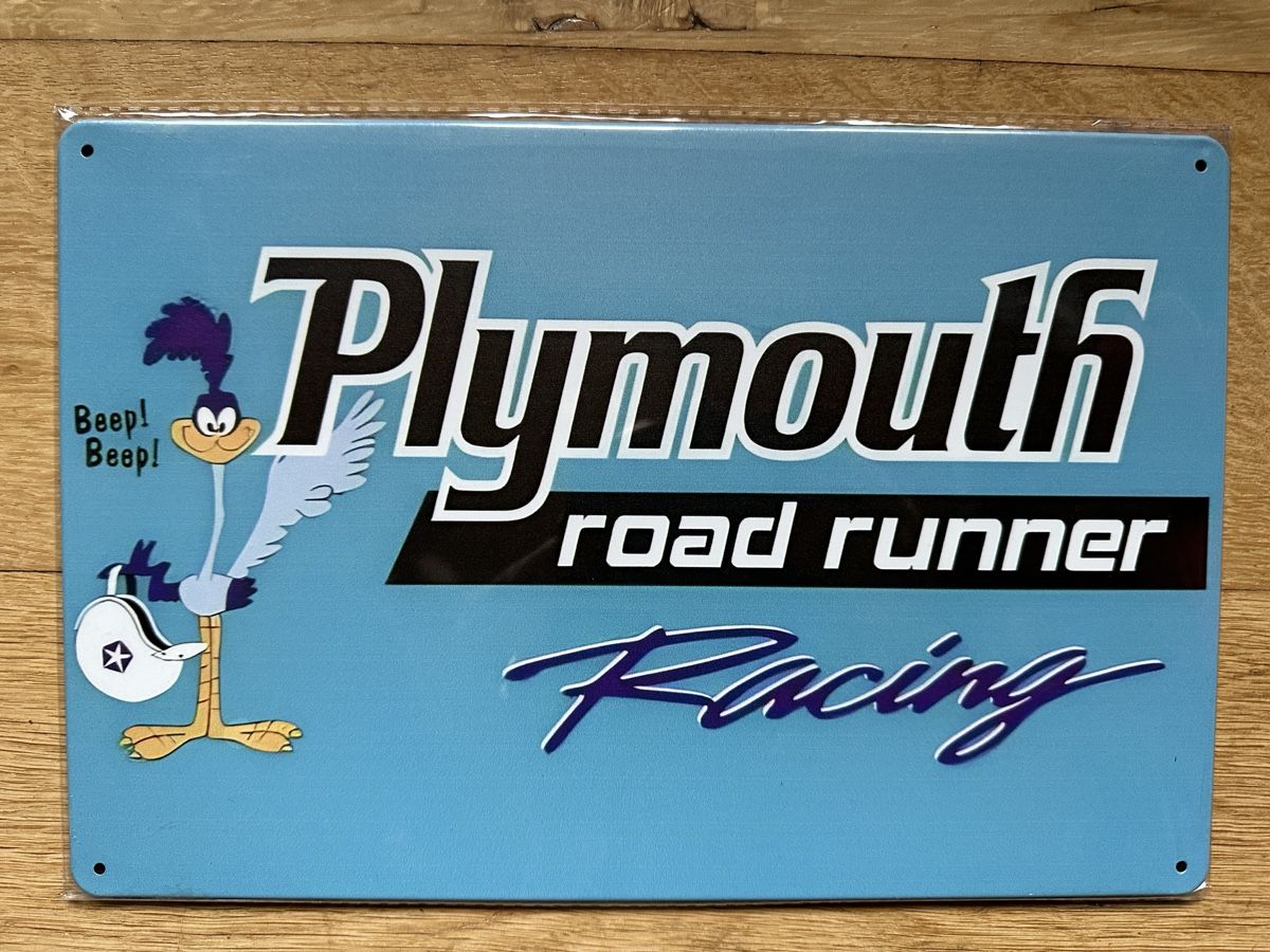 Insegne: Plymouth road Runner mopar Racing – Nuovo (secondo la descrizione) da Reinach AG venduto da rares75