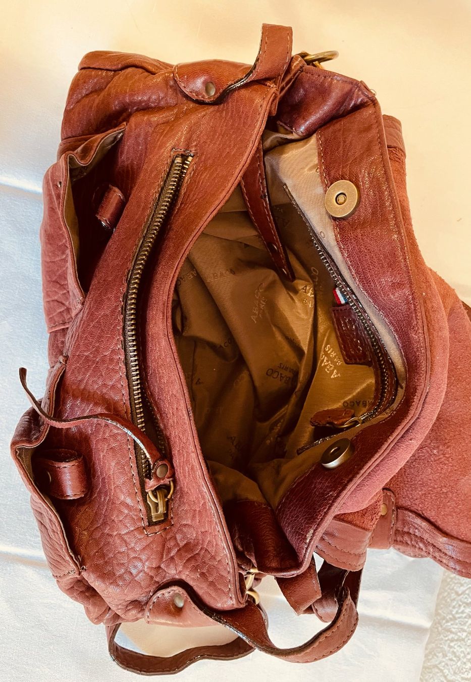 Borse da donna: Sac modèle "Jamily" Abaco Paris - bordeaux – Usato da Sugnens venduto da 555madison 4