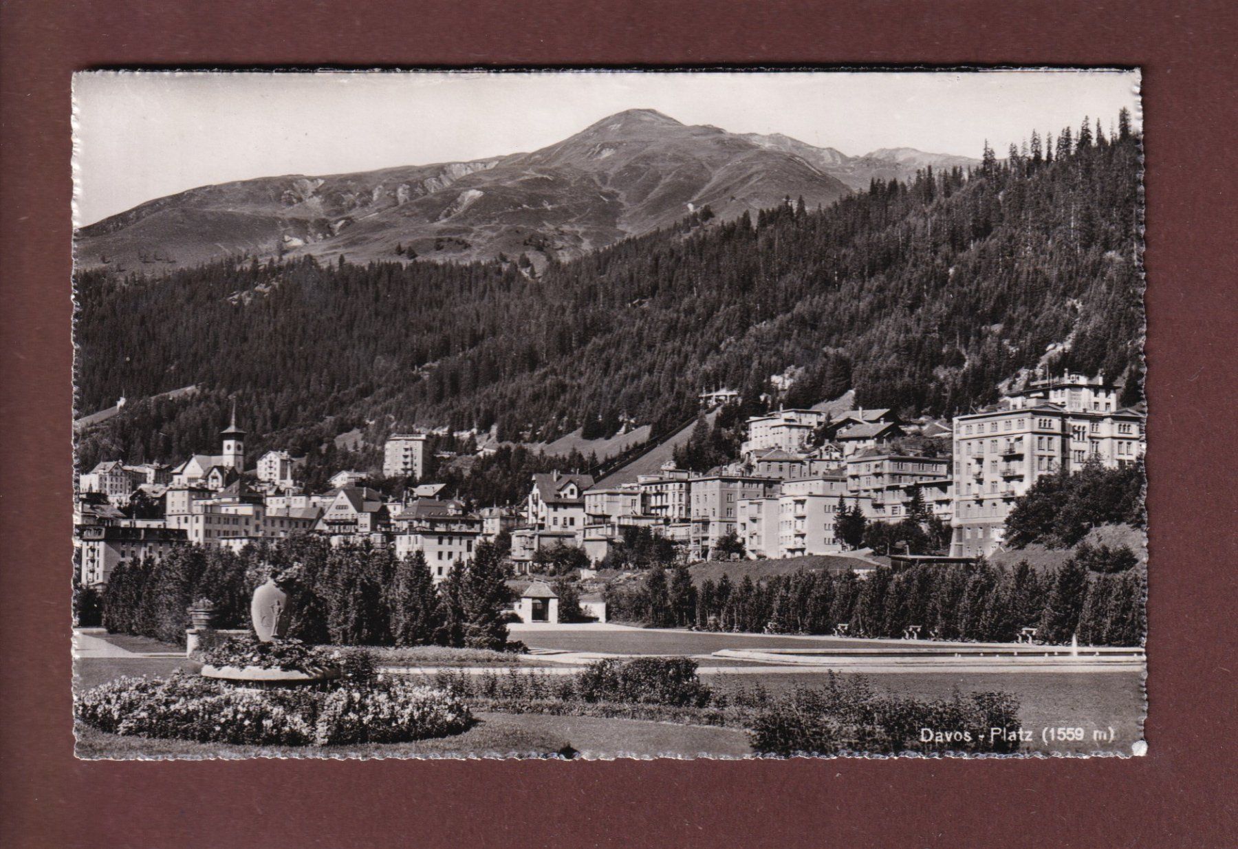 Cartoline postali: DAVOS-PLATZ - 1944 – Usato da Pully venduto da nicecards