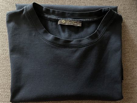 Loro Piana T-Shirt Dunkelblau XS unisex