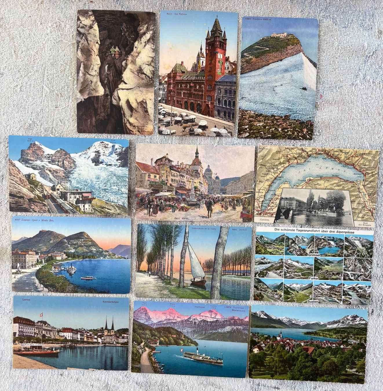 Cartoline postali: KONVOLUT VINTAGE POSTKARTEN SCHWEIZ – Usato da Ostermundigen venduto da Heavenmaus75