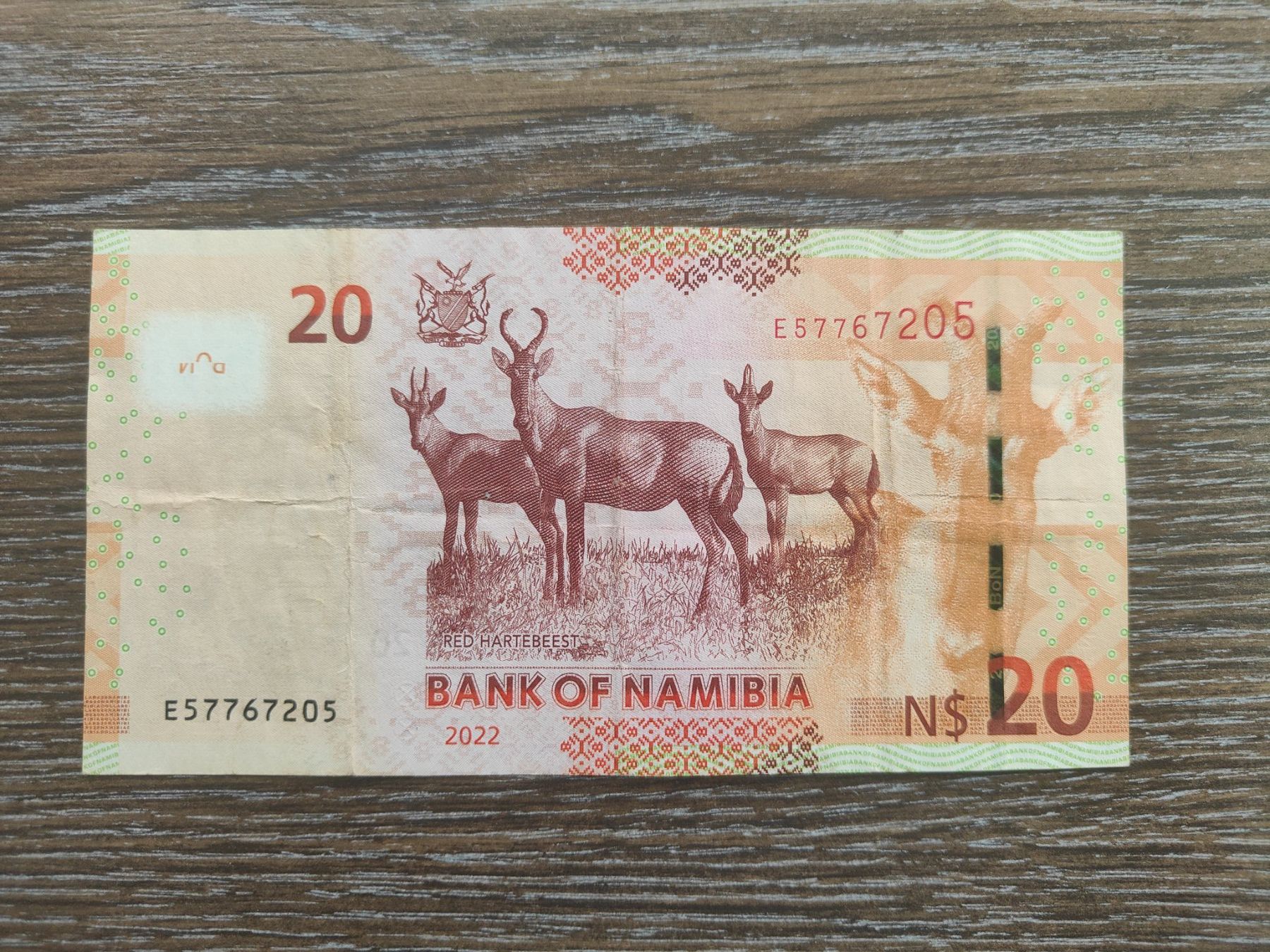 Billets de banque: Namibia 20 Namibia Dollars 2022 !!!!! – D'occasion à Flaach par Lonzo99 1