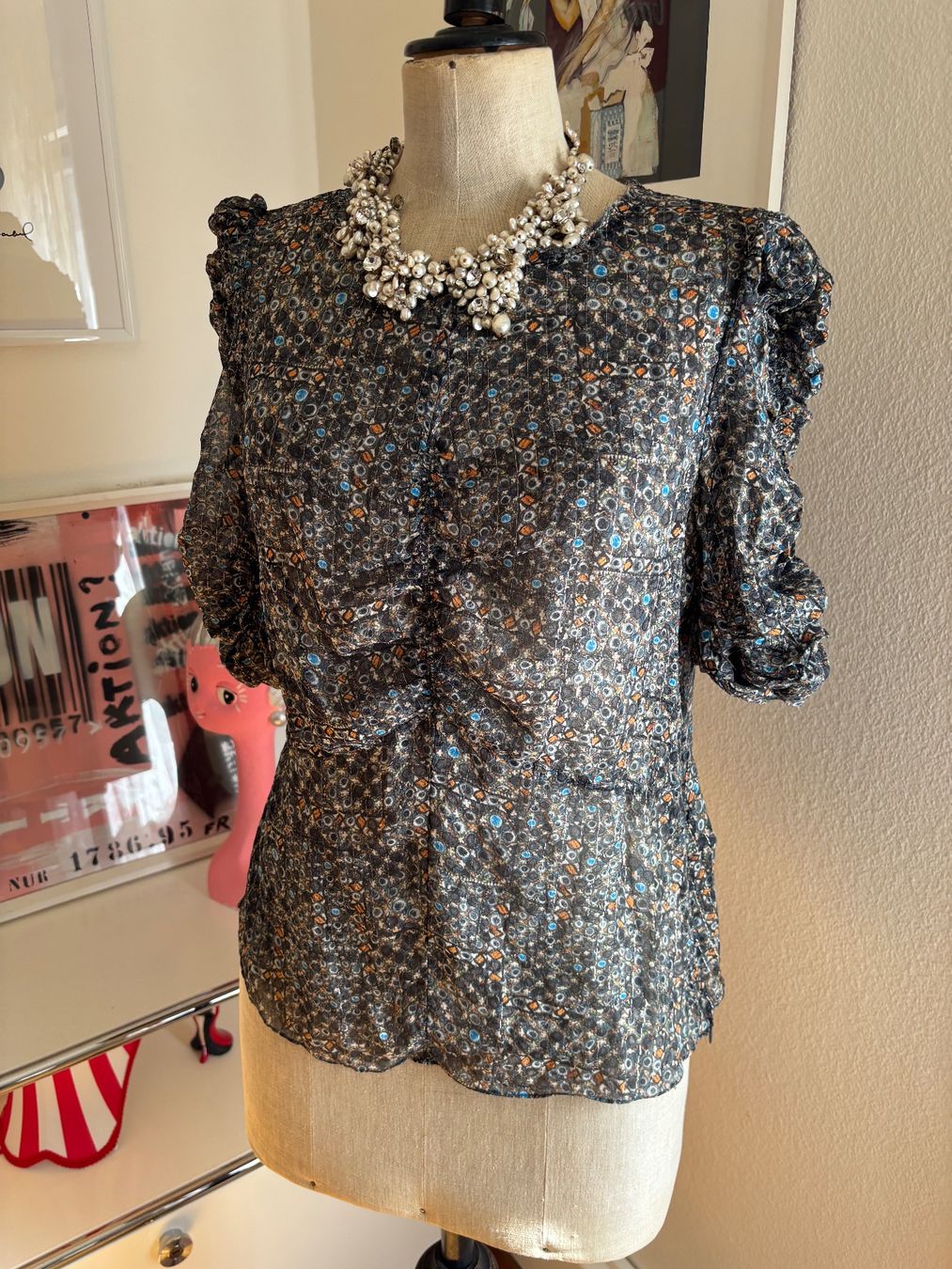Isabel Marant Camicette: Isabel Marant Bluse, Seide, Gr.36-38, süss, NP 349.- – Usato da St.Gallen venduto da shiwi12 9