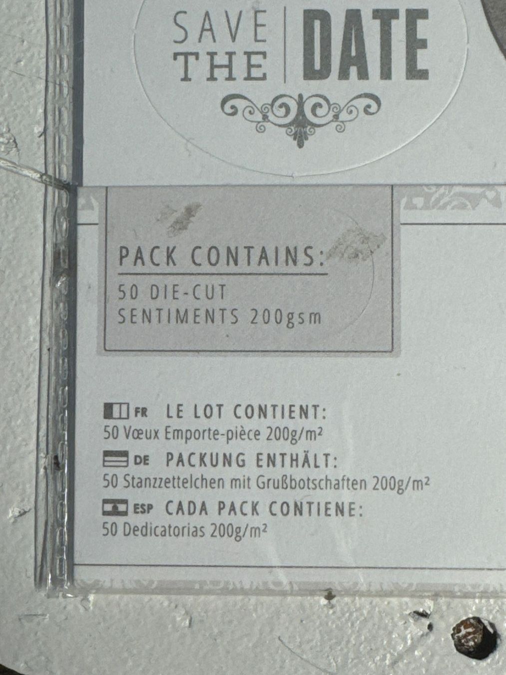 Papier: Papermania / Die-Cut "Save the Date" / P – Neuf avec emballage d'origine à Neukirch (Egnach) par muolen 2