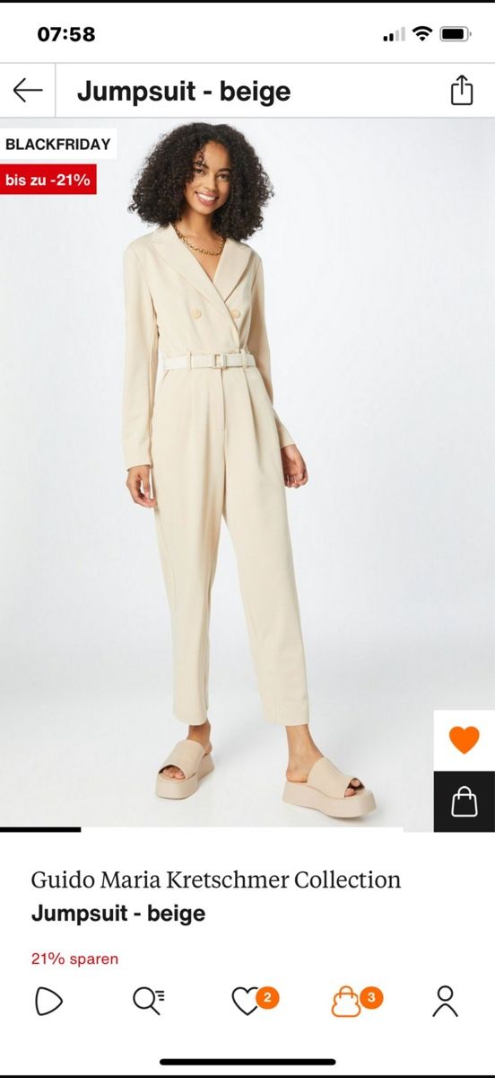 Jumpsuits: ABOUT YOU Jumpsuit beige Gr. 36 – Neu (gemäss Beschreibung) aus Frauenfeld von sharonhabrik 1