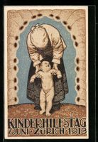 Zürich, Kinderhilfstag 1913, Mutter mit
