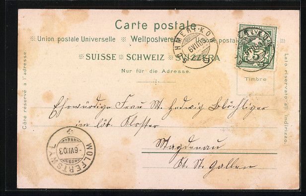 Cartes postales: Litho Maria Bildstein, Grotten und Kapel – D'occasion à Berlin par bartko-reher 1