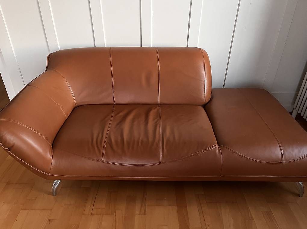 Sofas: Sofa Echtleder braun – D'occasion à Weinfelden par Aline_T5