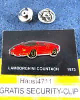 LAMBORGHINI COUNTACH 1973 AUTO PIN GLASIERT MIT SECURITY-CLI