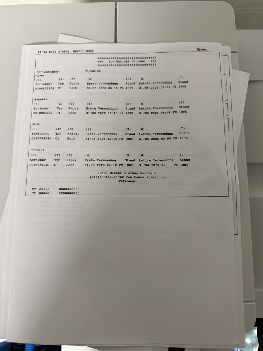 Canon Stampanti: Canon i-SENSYS MF633Cdw Farblaser-Multifunktionsdrucker – Nuovo (secondo la descrizione) da Spreitenbach venduto da dan_xz6t 4