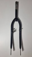 Vintage Steel Bicycle Front Fork - Black Finish