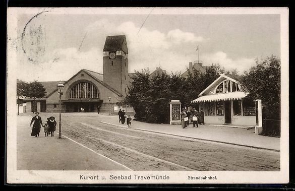 Cartoline postali: Travemünde, Foto-, Ansichtskarten-Pavil – Usato da Berlin venduto da bartko-reher