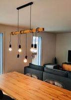 Holz Lampe / Hängelampe / Industrial Design / Top!