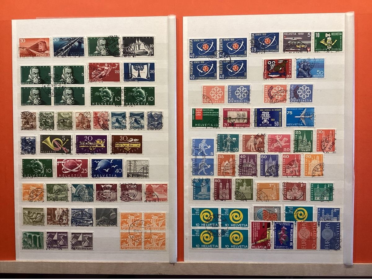Alle Briefmarken: 🇨🇭Briefmarken ab PAX gestempelt – Gebraucht aus Thun von soernst 1
