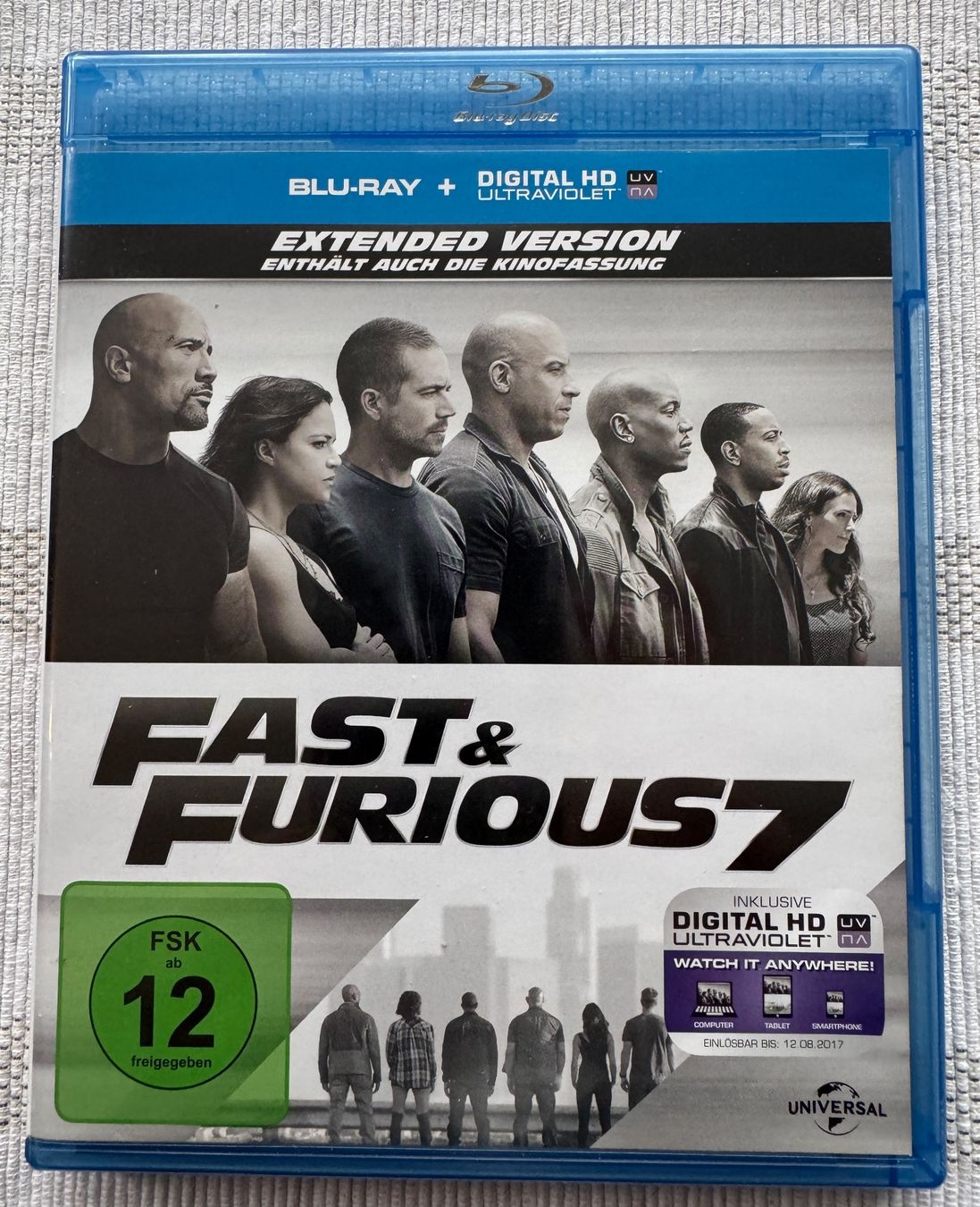 Tutti i DVDs: Fast & Furious 7 - Extended Version [Blu-ray] – Usato da Arbon venduto da drs64