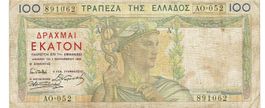 Griechenland 100 Drachmai 1935 P-105a SS++