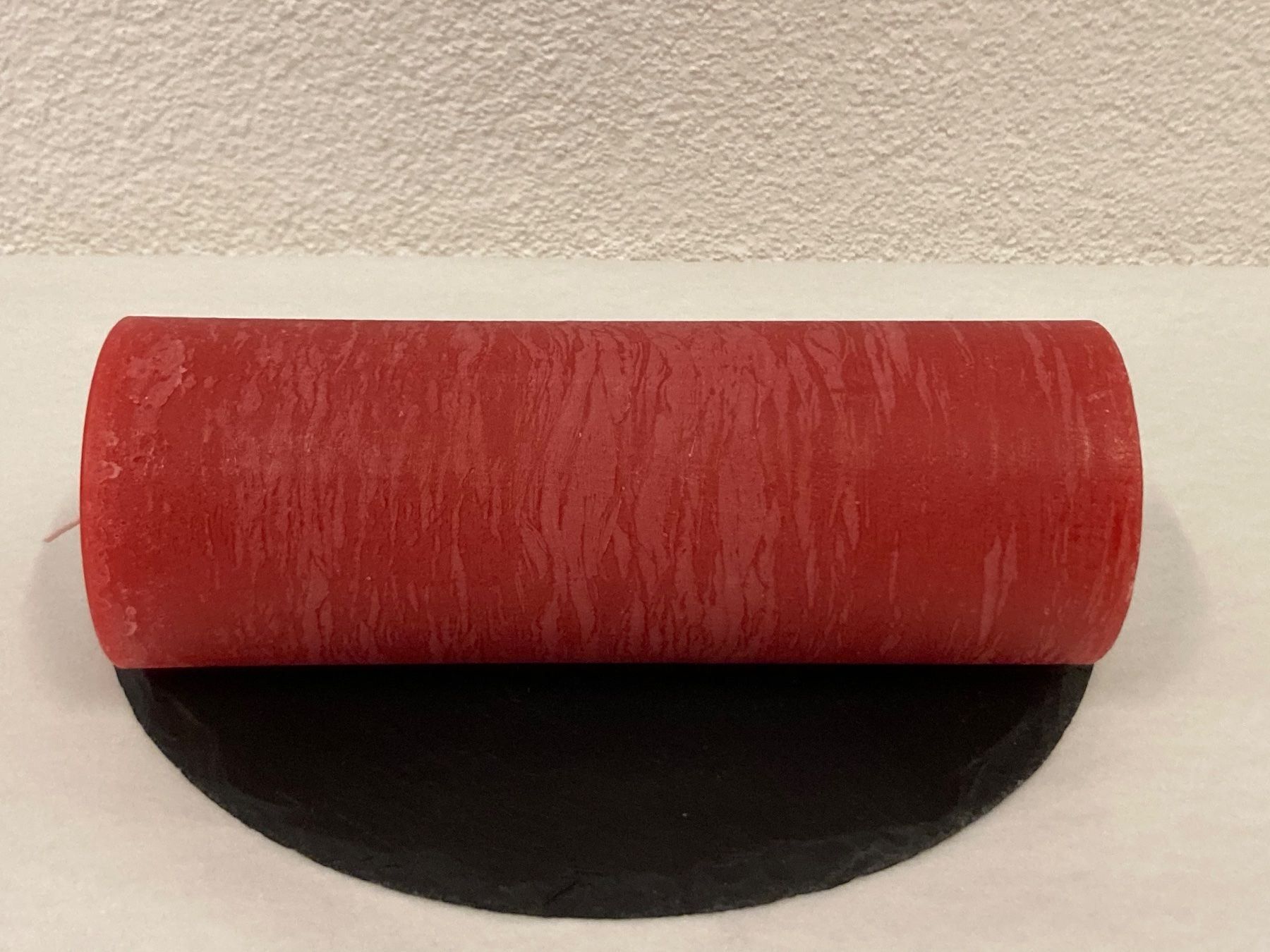 Candele: Kerze 8 x 22 cm, rot rustic, ca. 950g – Nuovo (secondo la descrizione) da Neuenhof venduto da jorogo 3